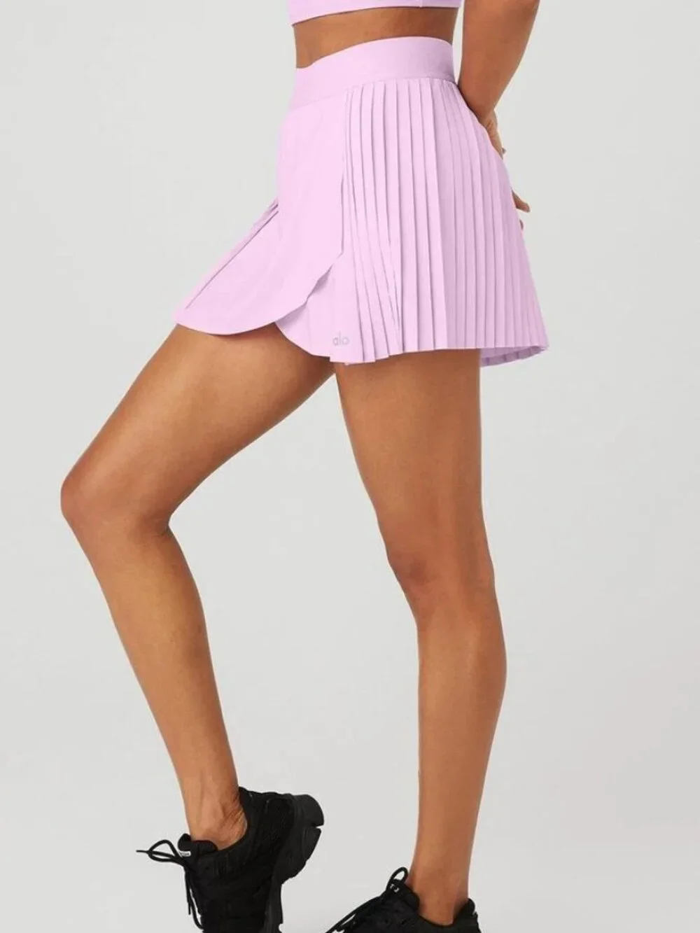 Alo Yoga Aces Tennis Skirt - Sugarplum Pink - Size Small